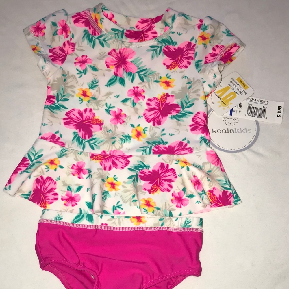 Koala kids infant protective two-piece swimsuit
